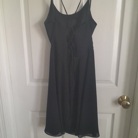 Back Lace-up Mini Dress sz 6 - Picture 1 of 4